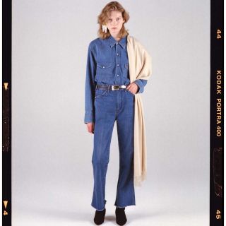 シティショップ(CITYSHOP)のWrangler for CITYSHOP 別注 カットオフ フレアデニム(デニム/ジーンズ)