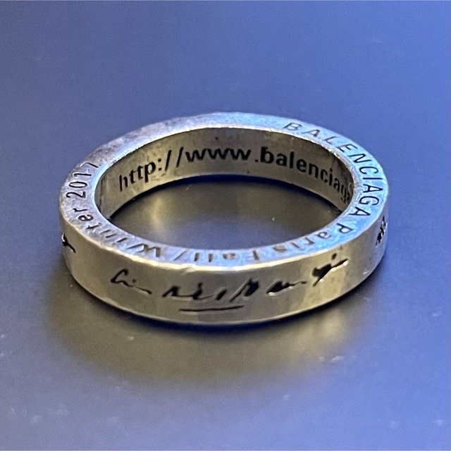 BALENCIAGA リング　約20号 メンズのアクセサリー(リング(指輪))の商品写真