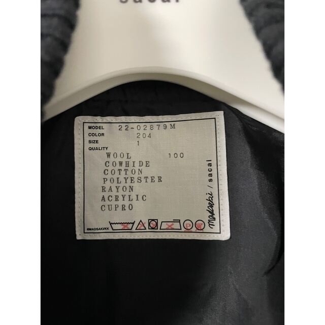 sacai(サカイ)のMADSAKI Embroidery Wool Melton Blouson メンズのジャケット/アウター(スタジャン)の商品写真