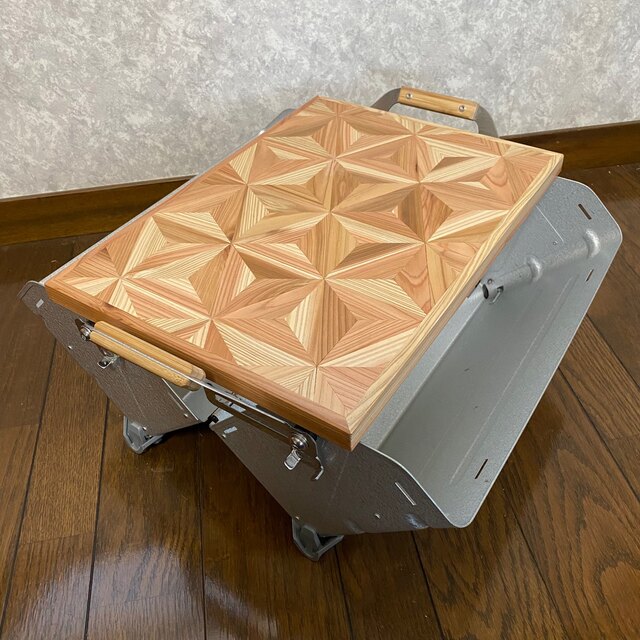 天板2枚 麻の葉模様天板 シェルフコンテナ25用 DIY