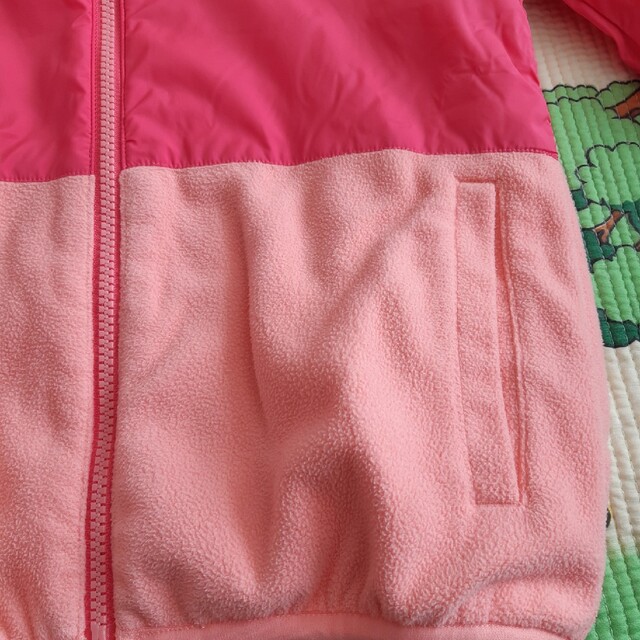 adidas(アディダス)のアディダスリバーシブルパーカー キッズ/ベビー/マタニティのキッズ服女の子用(90cm~)(ジャケット/上着)の商品写真