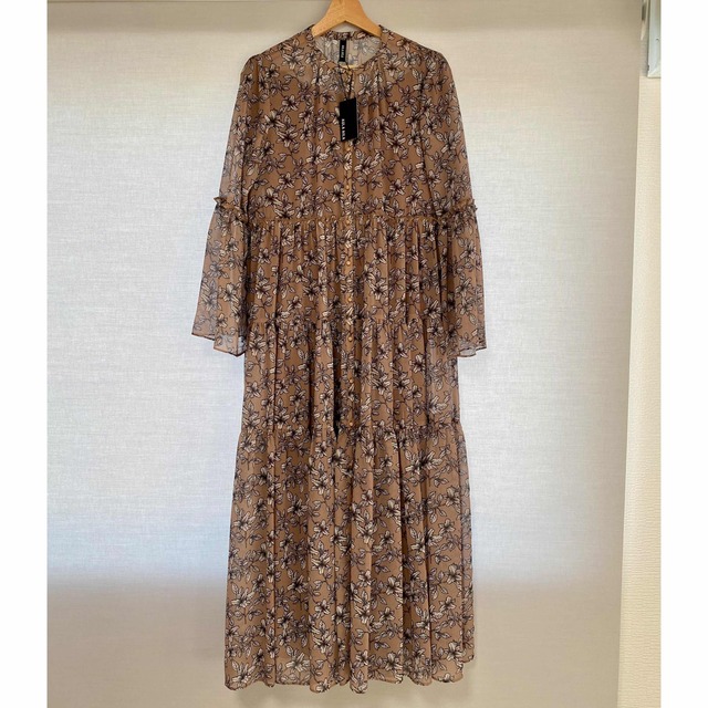 AULA AILA アウラアイラ  FLOWER PRINT DRESSワンピース