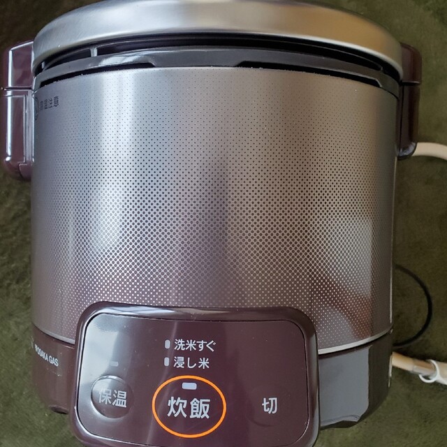 Rinnai - リンナイ こがまる３合炊き 保温機能付きガス炊飯器 都市ガス