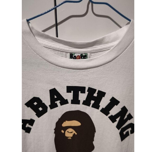 A BATHING APE(アベイシングエイプ)のA BATHING APE エイプ Tシャツ サル 猿 ロゴ Tシャツ Sサイズ メンズのトップス(Tシャツ/カットソー(半袖/袖なし))の商品写真