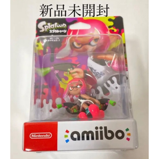 Nintendo Switch(ニンテンドースイッチ)のamiibo ガール　ネオンピンク（スプラトゥーンシリーズ） エンタメ/ホビーのフィギュア(ゲームキャラクター)の商品写真