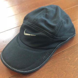 ナイキ(NIKE)のNIKE ランニングキャップ　黒(その他)