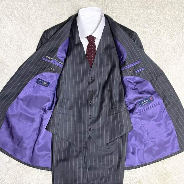 美品】エルメネジルドゼニア セットアップ スーツ スリーピース グレー