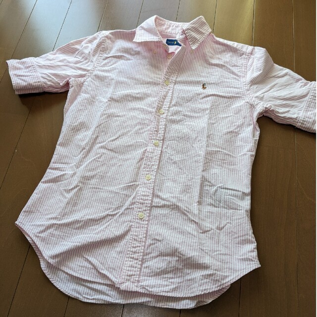 POLO RALPH LAUREN(ポロラルフローレン)のRALPH LAUREN ラルフローレン POLO 半袖シャツ ピンク 春夏秋 レディースのトップス(ポロシャツ)の商品写真