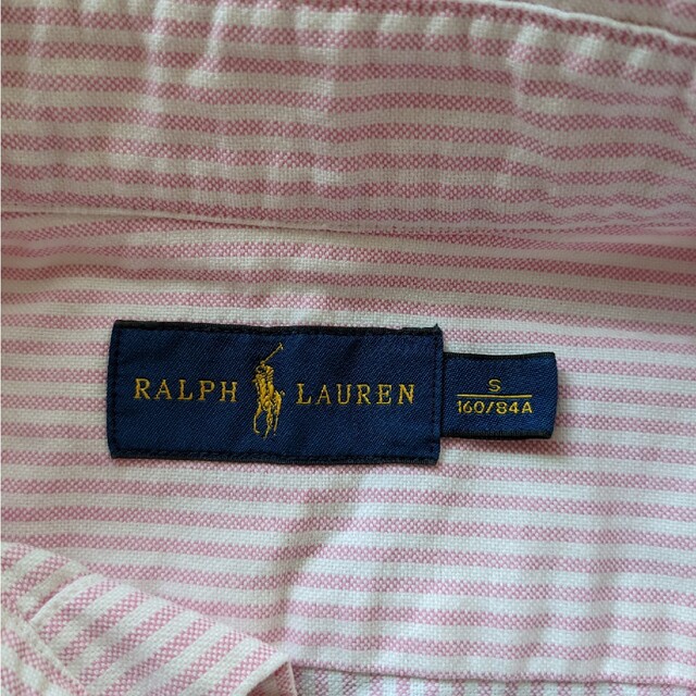 POLO RALPH LAUREN(ポロラルフローレン)のRALPH LAUREN ラルフローレン POLO 半袖シャツ ピンク 春夏秋 レディースのトップス(ポロシャツ)の商品写真