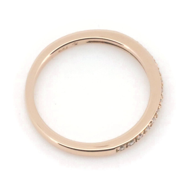 PonteVecchio(ポンテヴェキオ)のポンテヴェキオ ハーフエタニティ ダイヤモンド リング 8号 0.10ct K18PG(18金 ピンクゴールド) レディースのアクセサリー(リング(指輪))の商品写真