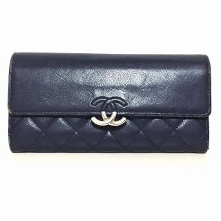 シャネル(CHANEL)のシャネル 長財布 マトラッセ シルバー金具(財布)