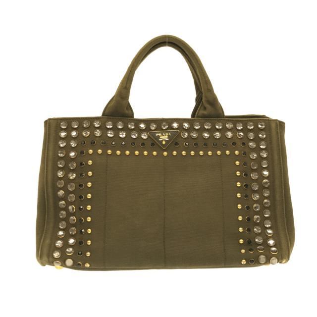 お買得】 PRADA - PRADA(プラダ) トートバッグ CANAPA カーキ トート