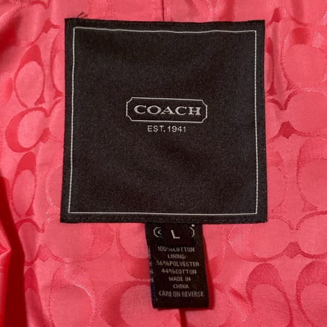 COACH(コーチ)のコーチ トレンチコート サイズL レディース レディースのジャケット/アウター(トレンチコート)の商品写真