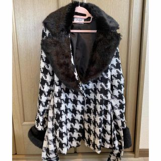 Delyle NOIR　デイライルノアール　ファーコート　ブラック　size3