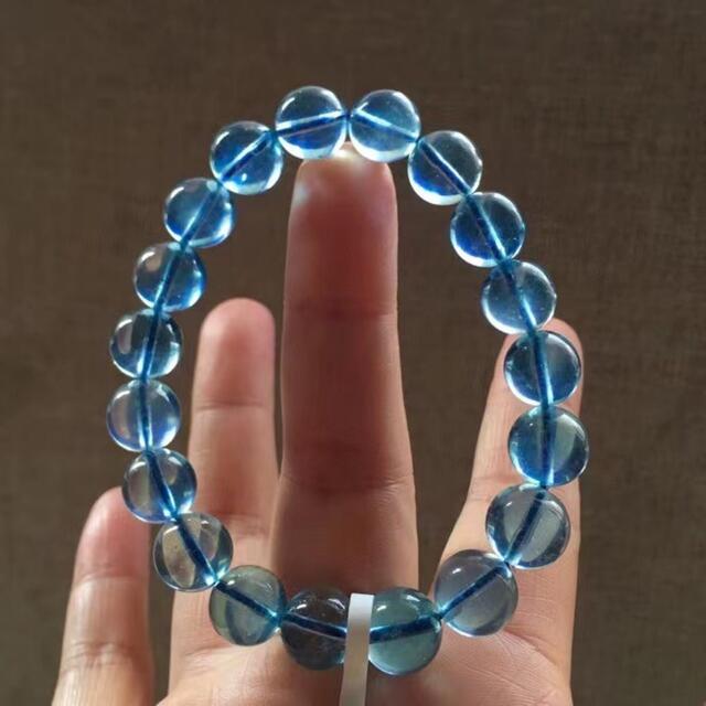 ⭐︎【天然】アクアマリン ブレスレット 10.8mm | eclipseseal.com
