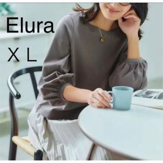 グローバルワーク(GLOBAL WORK)のElura サマ見え袖コンシャスT カーキ　ＸＬ(カットソー(長袖/七分))