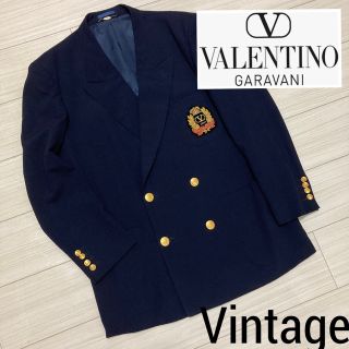 ヴァレンティノガラヴァーニ(valentino garavani)のVintage■ヴァレンティノ ガラバーニ■ダブルジャケット 紺ブレ 金ボタン(テーラードジャケット)