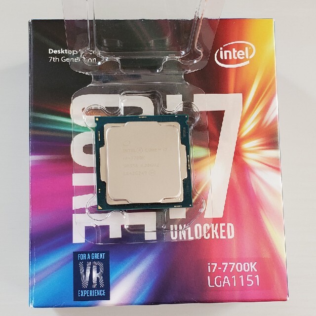 Intel【完動・極美品・ワンオーナー】Intel Core i7-7700K