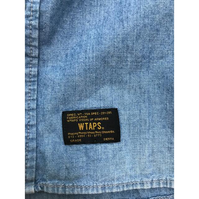 W)taps(ダブルタップス)のWTAPS シャンブレー シャツ　Sサイズ メンズのトップス(シャツ)の商品写真