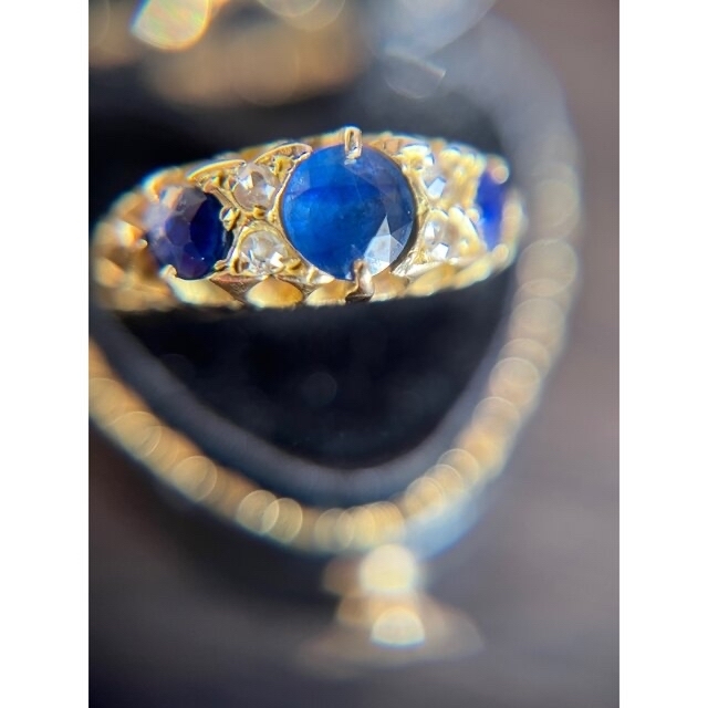 1901年イギリス製アンティークリング18金シトリン #12.5 | legaleagle