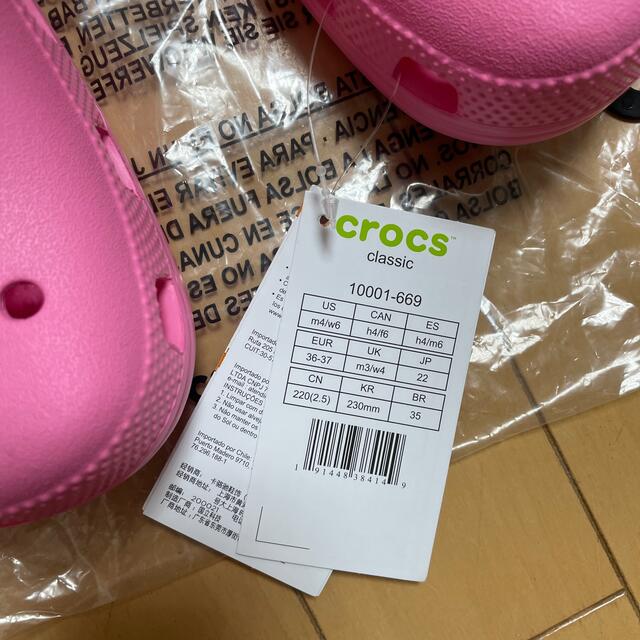 CROSS(クロス)の【正規品新品】クロックス　crocs  22cm  ピンクレモネード キッズ/ベビー/マタニティのキッズ靴/シューズ(15cm~)(サンダル)の商品写真
