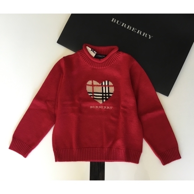 BURBERRY CHILDREN⭐ニット セーター チェック カーディガン 買い誠実