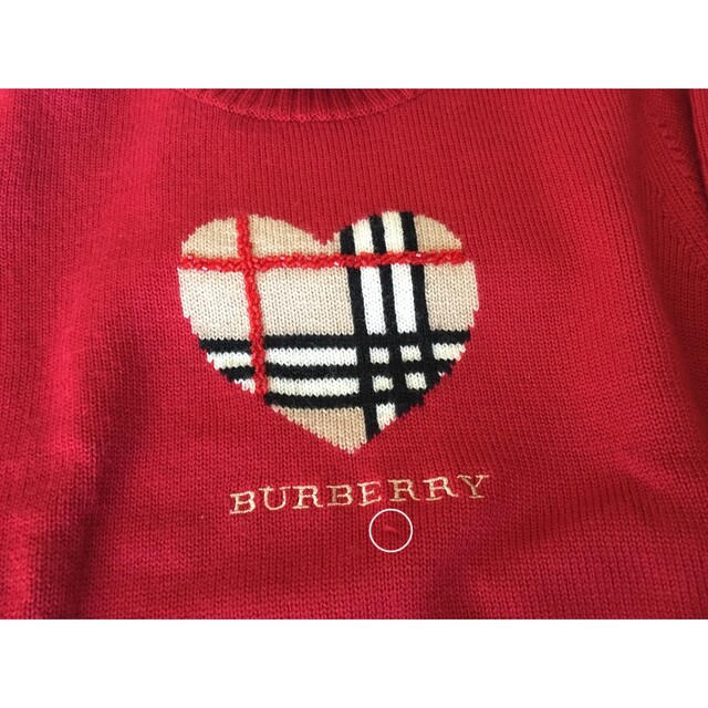 BURBERRY(バーバリー)のBURBERRY CHILDREN⭐ニット セーター チェック カーディガン キッズ/ベビー/マタニティのキッズ服女の子用(90cm~)(ニット)の商品写真