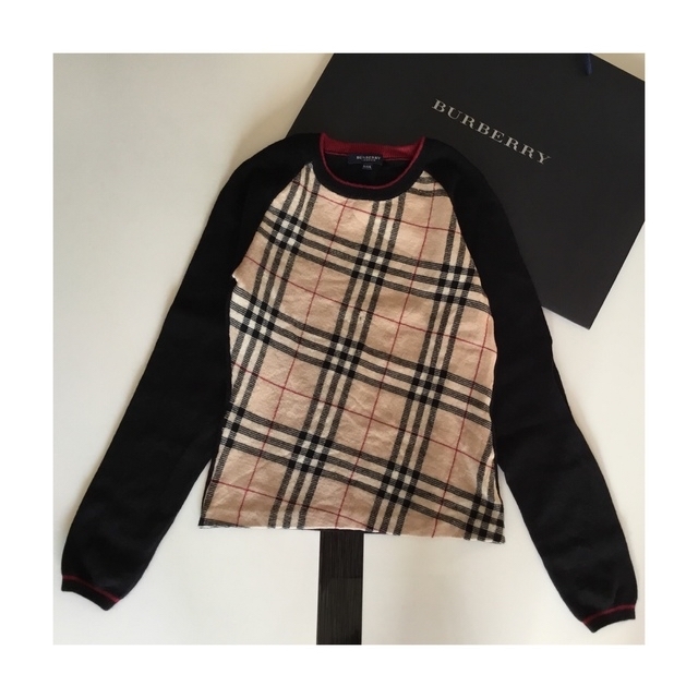 BURBERRY CHILDREN⭐チェックニット セーター アウター | フリマアプリ ラクマ