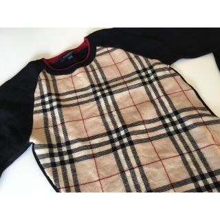 BURBERRY - BURBERRY CHILDREN⭐チェックニット セーター アウターの