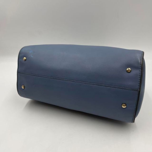 ✨定価24万 美品✨トッズ ケープ ハンドバッグ ブルー 保存袋付き レザー