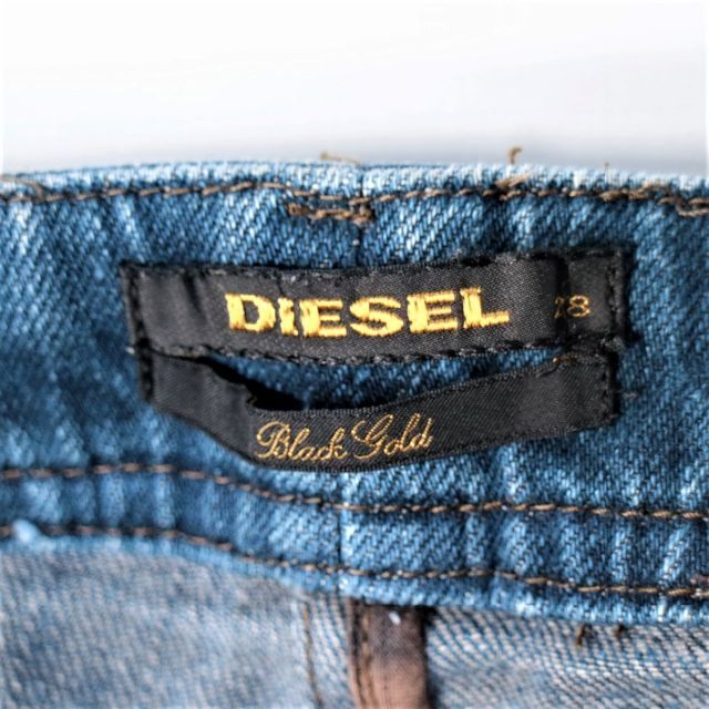 DIESEL(ディーゼル)の4183B ディーゼルブラックゴールド 28 イタリア製 ストレッチ スリム メンズのパンツ(デニム/ジーンズ)の商品写真