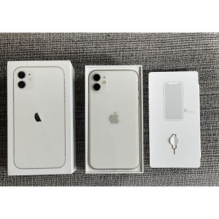 iPhone 11 64GB Simフリー　ホワイト(スマートフォン本体)