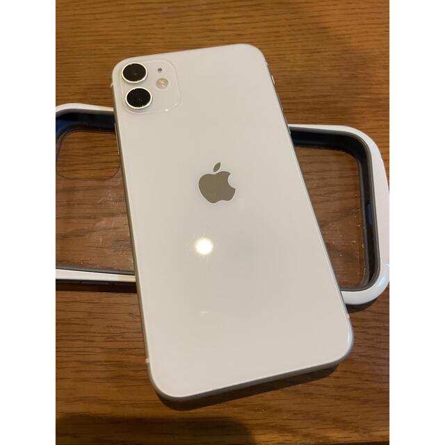 iPhone(アイフォーン)のiPhone11 64GB ホワイト　SIMフリー スマホ/家電/カメラのスマートフォン/携帯電話(スマートフォン本体)の商品写真