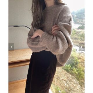 トゥデイフル(TODAYFUL)の【新品未使用】PPP cat neck knit ベージュ(ニット/セーター)