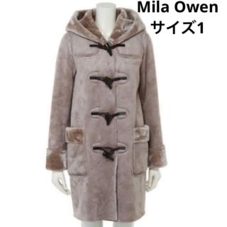 ミラオーウェン(Mila Owen)の【美品】ミラオーウェン Mila Owen フェイクムートン ダッフルコート1(ダッフルコート)