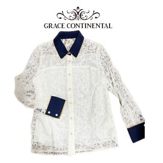 GRACE CONTINENTAL - グレースコンチネンタル レースシャツ