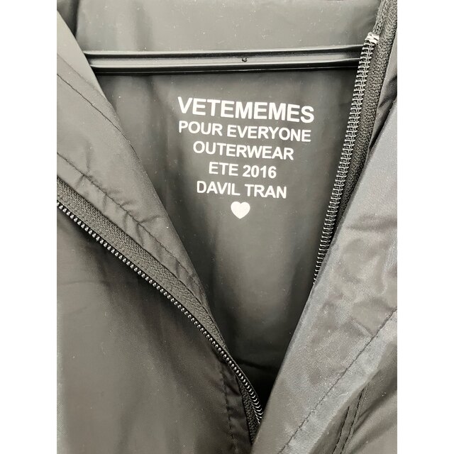 vetememes コート ヴェトミームス vetements ヴェトモン メンズのファッション小物(レインコート)の商品写真