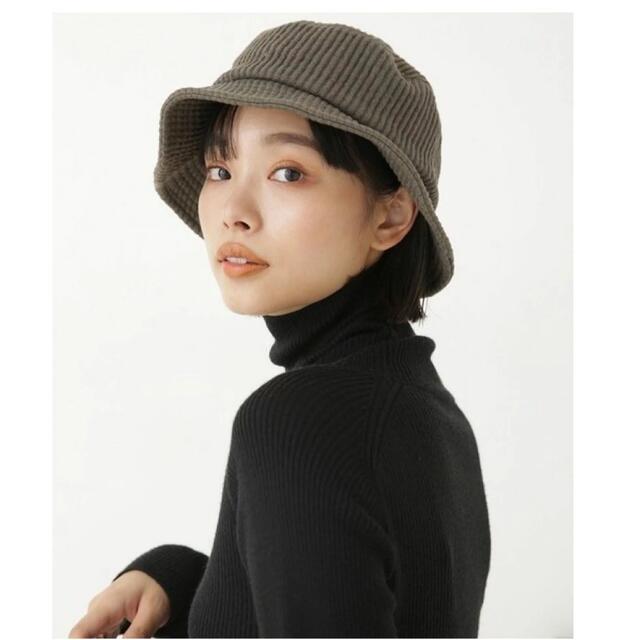 Healthknit(ヘルスニット)のHealthknit ワイドリブバケットハット レディースの帽子(ハット)の商品写真