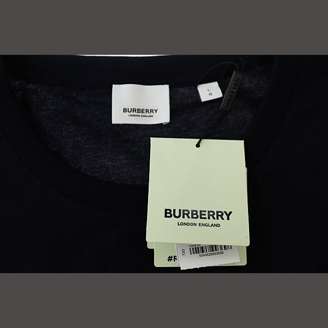 BURBERRY - バーバリー モノグラムモチーフ ロゴ 刺繍 半袖 Tシャツ L