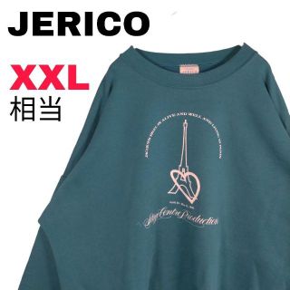 74a カナダ製 JERICO スウェット 裏起毛 ミュージカル 英字プリント(スウェット)