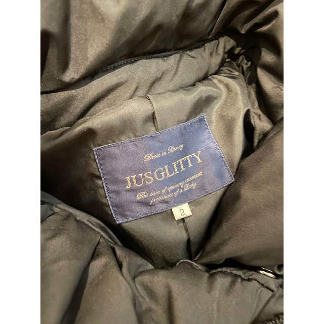 JUSGLITTY(ジャスグリッティー)のジャスグリッティー　ロングダウンコート　2 レディースのジャケット/アウター(ダウンコート)の商品写真