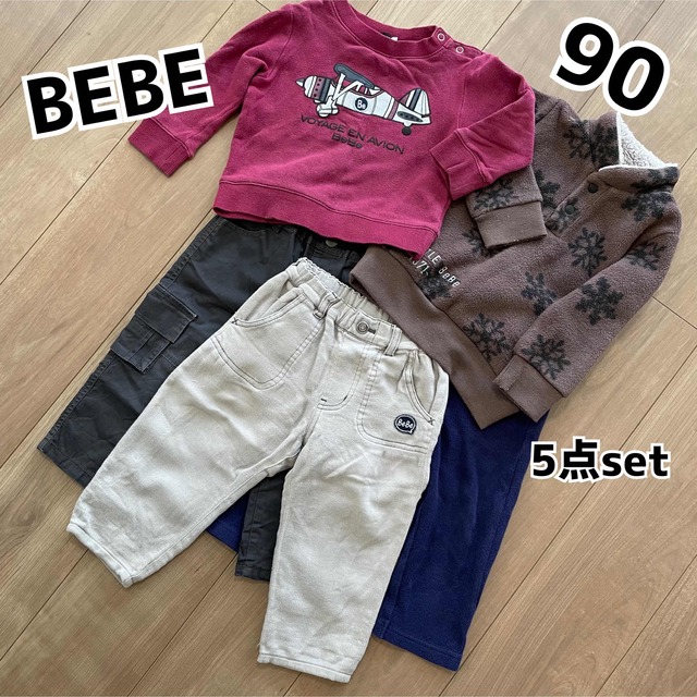 BeBe(ベベ)のbebe 男の子 90 まとめ売り キッズ/ベビー/マタニティのキッズ服男の子用(90cm~)(パンツ/スパッツ)の商品写真