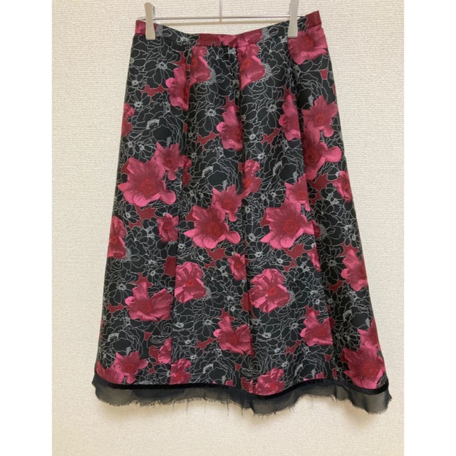 HIROKO BIS(ヒロコビス)のHIROKO BIS（ヒロコビス）ヒロココシノ 着物風ロングスカート レディースのスカート(ロングスカート)の商品写真