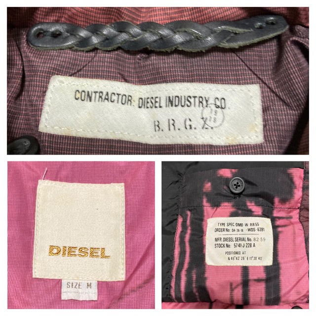 DIESEL(ディーゼル)の美品■DIESEL■W-MAIN ダウンジャケット グラデーションフォトプリント メンズのジャケット/アウター(ダウンジャケット)の商品写真