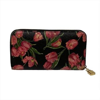 DOLCE&GABBANA - 【最終値下】DOLCE&GABBANA 薔薇 ミニ財布 ブラック ...
