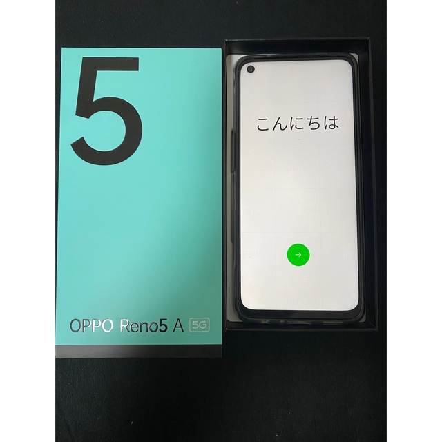 OPPO Reno5 A シルバーブラック5G