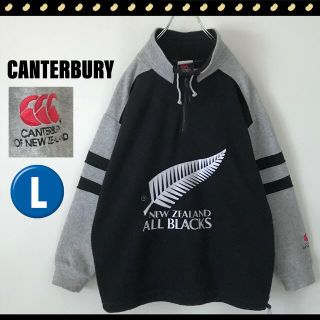 オールブラックス★カンタベリー製★刺繍ロゴ★ハーフジップ★フリースジャケット オールブラックス★カンタベリー製★刺繍ロゴ★ハーフジップ★フリースジャケット