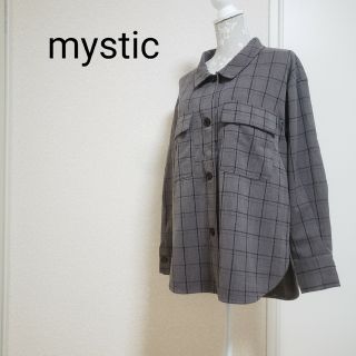 ミスティック(mystic)のmysticチェックBIGシャツ(シャツ/ブラウス(長袖/七分))