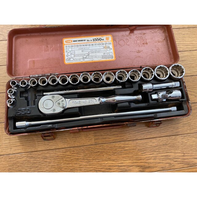 ビンテージ  レトロ TONE SOCKET WRENCH SET 1550M