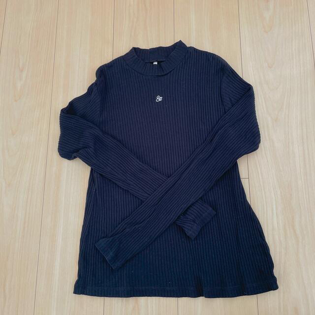 GU(ジーユー)のGU カットソー　160 2枚セット キッズ/ベビー/マタニティのキッズ服女の子用(90cm~)(Tシャツ/カットソー)の商品写真